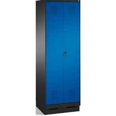 EVOLO Wäsche- / Garderobenschrank, 4 Fachböden, Kleiderstange, Abteile 2 x 300 m