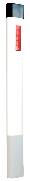 Leitpflock aus PE. L=1.20 m reflektierend oberflur