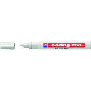 Lackmarker, 750, Rundspitze, 2 - 4 mm, Schreibf.: weiß
