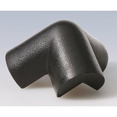 Knuffi® Schutzecke, Typ A, 3D, VE 4 Stk, schwarz.