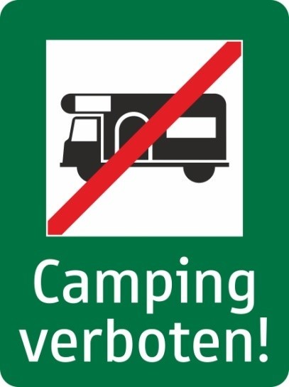 Campieren verboten!