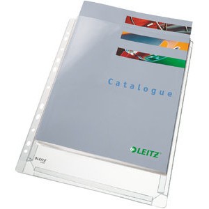 Prospekthülle Maxi Standard, PVC-Weichfol., o.off., Euroloch., A4