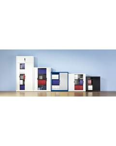 Garderobenschrank mit Horizontal-Rollladen, HxBxT 1980 x 600 x 420 mm, 1 Fachbod