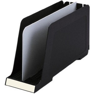 Stehsammler, PS, A4q, 9,8x33,7x16,5cm, sw