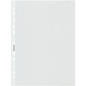 Prospekthülle, PP, oben offen, Universallochung, A4, 0,1 mm, glasklar