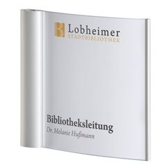 SYDNEY™ Türschild, HxB 148 x 167 mm, Beschriftungsfläche, HxB 148 x 134 mm.