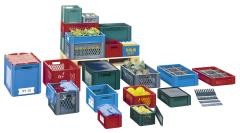 Schwerlast-Euro-Behälter, Polypropylen, Volumen 60 l, LxBxH 600 x 400 x 320 mm, Wände geschlossen, B