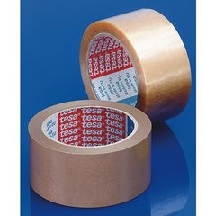 PVC-Packband, tesapack® 4120, VE 36 Rollen, transparent, Bandbreite 50 mm.