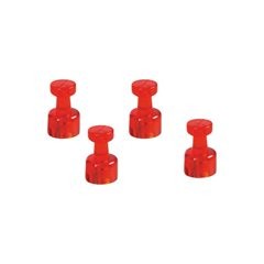 Kegelmagnet, Ø 18 mm, VE 48 Stk, rot.