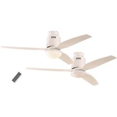 Deckenventilator AERODYNAMIX, Rotorblatt-Ø 1320 mm, Lack weiß.