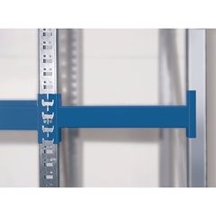 Weitspannregal-Stützrahmen, verzinkt, Rahmenhöhe 2500 mm, Rahmentiefe 1100 mm.
