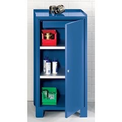 Werkzeugschrank mit Füßen, HxBxT 1000 x 500 x 500 mm, 1 Schublade, 2 Fachböden, anthrazitgrau RAL 70