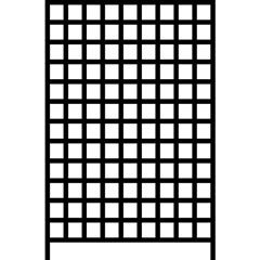 Wandregalsystem mit Sichtlagerkästen, 12 Schienen, 108 Kästen, HxB 1500 x 1010 mm.