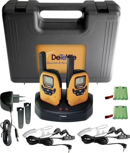 DeTeWe Outdoor 8000 Duo Case 208046 PMR-Handfunkgerät 2er Set