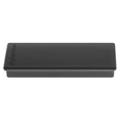 Rechteck-Magnet, BxLxH 22 x 55 x 8 mm, VE 60 Stk, schwarz.