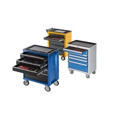Werkzeugwagen, ohne Werkzeug, mit 5 Schubladen.