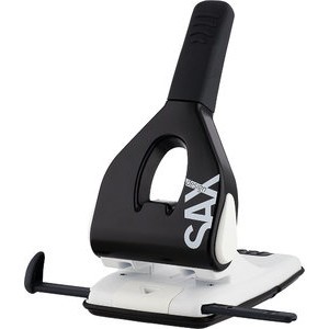 Locher Design 618 XXL, mechanisch, 65 Blatt, 6,5 mm, schwarz