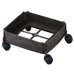 Fahrgestell, Tragkraft max. 80 kg, für Inhalt 90 l, Rollen für weiche Böden.