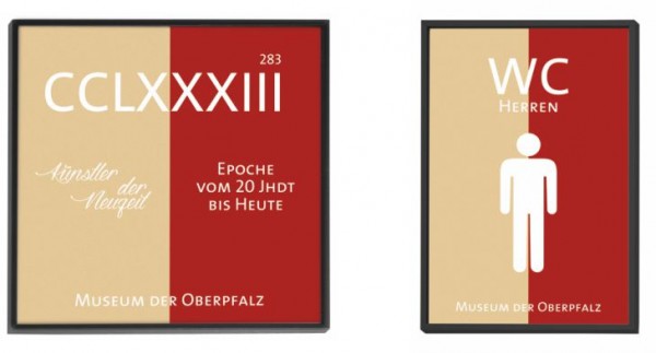 Madrid Black Line Türschild 150,5/150,5 (Türschild 150), Ausführung silber eloxiert