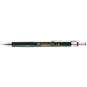 Druckbleistift TK®-Fine, 9719, Minen-Ø: 1mm, HB, or, Schaft: grün