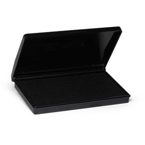 Stempelkissen, Kunststoff, Typ: 4, i: 9x5cm, getränkt, schwarz