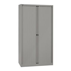 Euro-Rollladenschrank, Breite 800 mm, 4 Fachböden, schwarz.