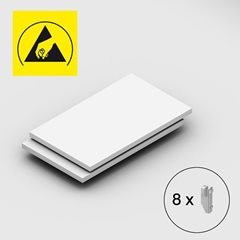 Fachboden, extra, für ESD-Steckregal, VE 2 Stk, Fachbodenbreite 1000 mm, Fachbod