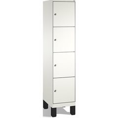 EVOLO Fächerschrank, mit Füßen, 1 Abteil, 4 Fächer, Abteilbreite 400 mm, verkehr