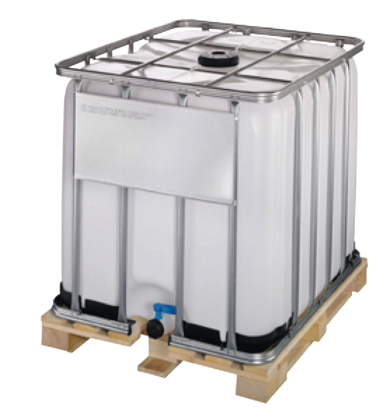 Handdesinfektionsmittel 1000 Liter im IBC-Container mit Abfüllhahn