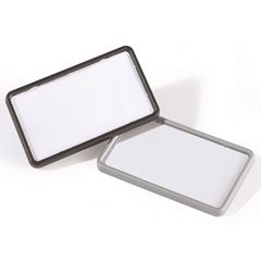 CLIP CARD mit Magnet, HxB 40 x 75 mm, schwarz, VE 25 Stk.