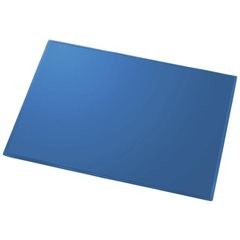 Schreibunterlage, BxT 630 x 500 mm, VE 5 Stk, blau, Rückseite Schaumfolie, aufkl
