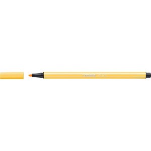 Faserschreiber Pen 68, M, 1 mm, Schreibf.: gelb