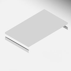 Fachboden, inkl. Auflagetraversen, verzinkt, BxT 1325 x 800 mm.