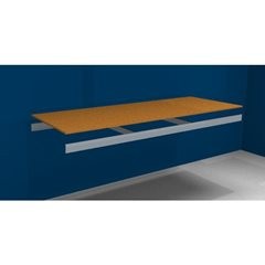 Zusatzfachebene, mit Traversen und Spanplatte, BxT 2250 (2 x 1125 mm) x 800 mm.