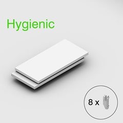 Fachboden, für Hygiene-Steckregal, VE 2 Stk, BxT 965 x 450 mm.