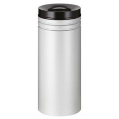 Papierkorb, selbstlöschend, Volumen 50 l, HxØ 725 x 295 mm, grau.