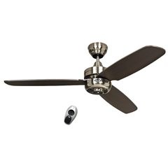 Deckenventilator NIGHT FLIGHT, Rotorblatt-Ø 1320 mm, mit Fernbedienung, Wenge /