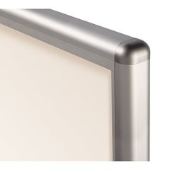 Schaukasten, Alu-Rahmen, Flügeltüren, Kapazität 8 DIN A4-Blatt, HxBxT 670 x 910 x 50 mm, Rahmen ecki