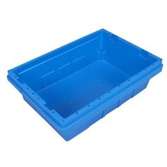 Transportbehälter, Breite 330 mm, VE 4 Stk, Höhe 137 mm, blau.