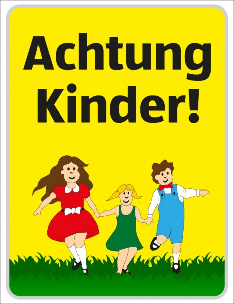 Kinder-Warntafel 470x630/3