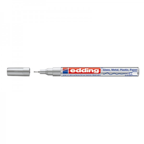 edding Lackmarker 780 4-780054 0,8mm Rundspitze permanent silber