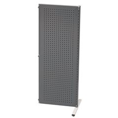 Industrie-Trennwandsystem, Anbauelement, Breite 760 mm, anthrazitgrau.