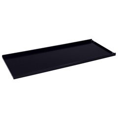 Fachboden für Rollladenschrank, schwarzgrau RAL 7021, für Breite 1000 mm.