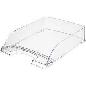 Briefkorb Plus, PS, A4, 255 x 357 x 70 mm, farblos, transparent, gl.