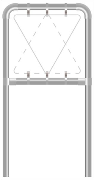 Rohrrahmen A2. S. 1000 mm