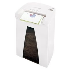 Aktenvernichter SECURIO B24, Auffangvolumen 34 l, mit Öler, Partikel, 14 - 16 Blatt.