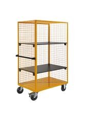 Profi-Etagenwagen, mit 3 Gitterwänden, HxBxT 1700 x 1140 x 710 mm.