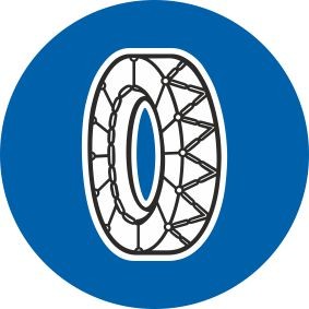 §52/22 Schneeketten vorgeschrieben | Alrond Verkehrszeichen