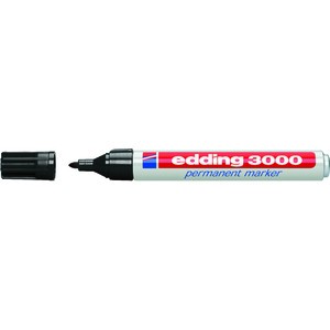 Permanentmarker, 3000, Rundspitze, 1,5-3 mm, Schreibf.: schwarz