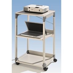 OHP- / Beamerwagen, HxBxT 882 x 508 x 432 mm, grau.